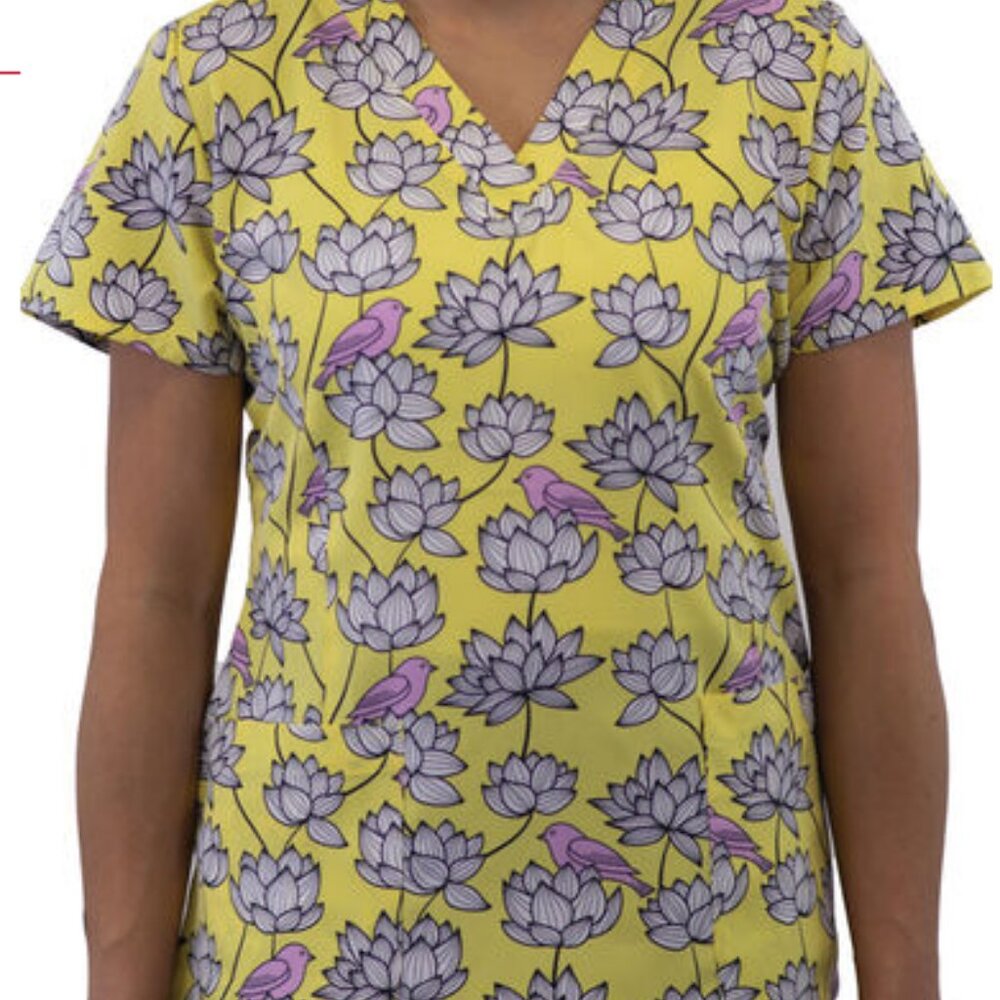 Prints by Maevn Women's Scrub Top (Size Small)